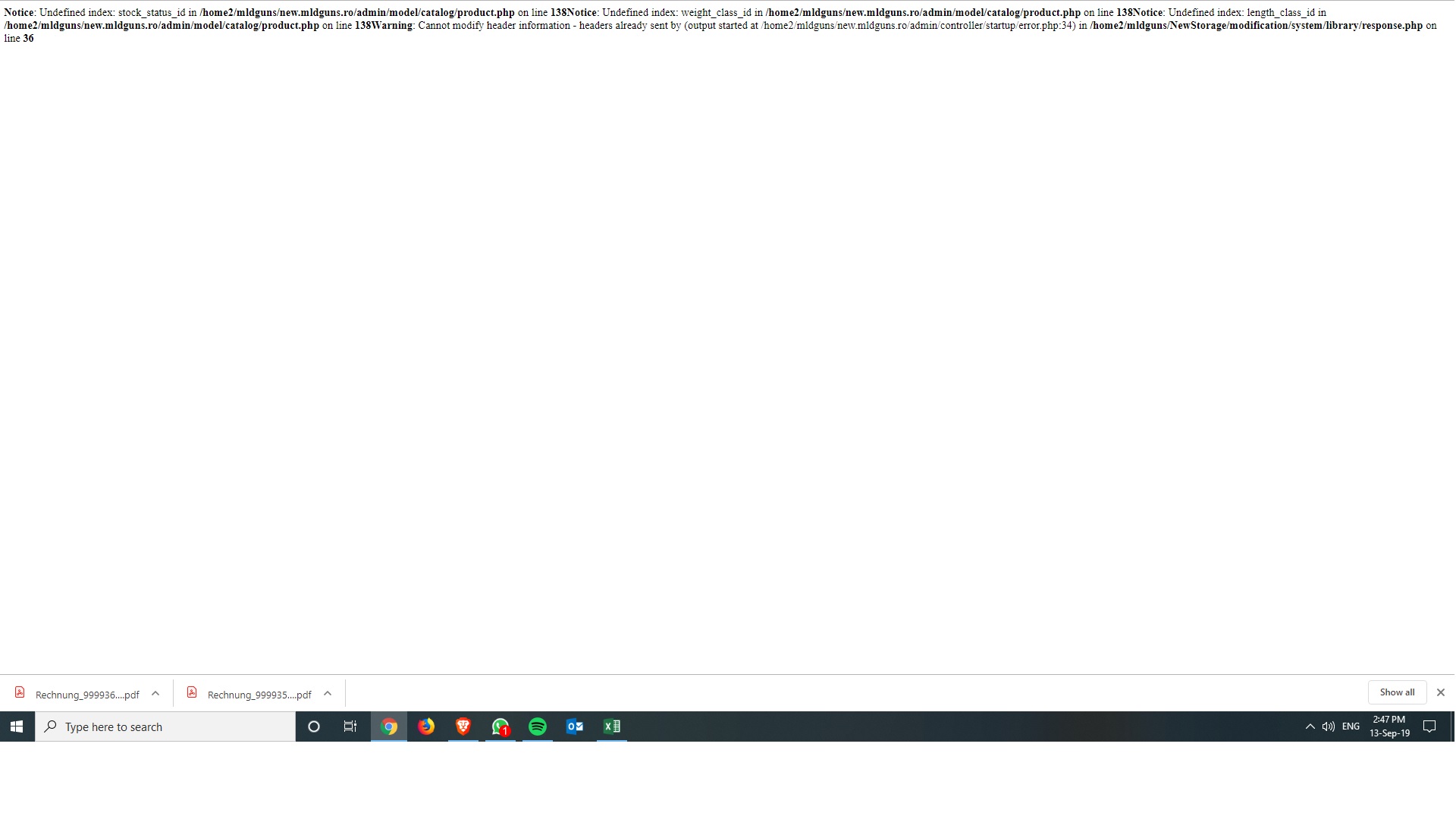 Error when saving product modifications.jpg
