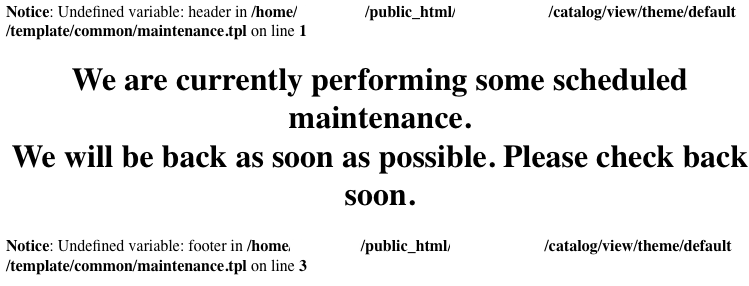 Maintenance Mode Error.png